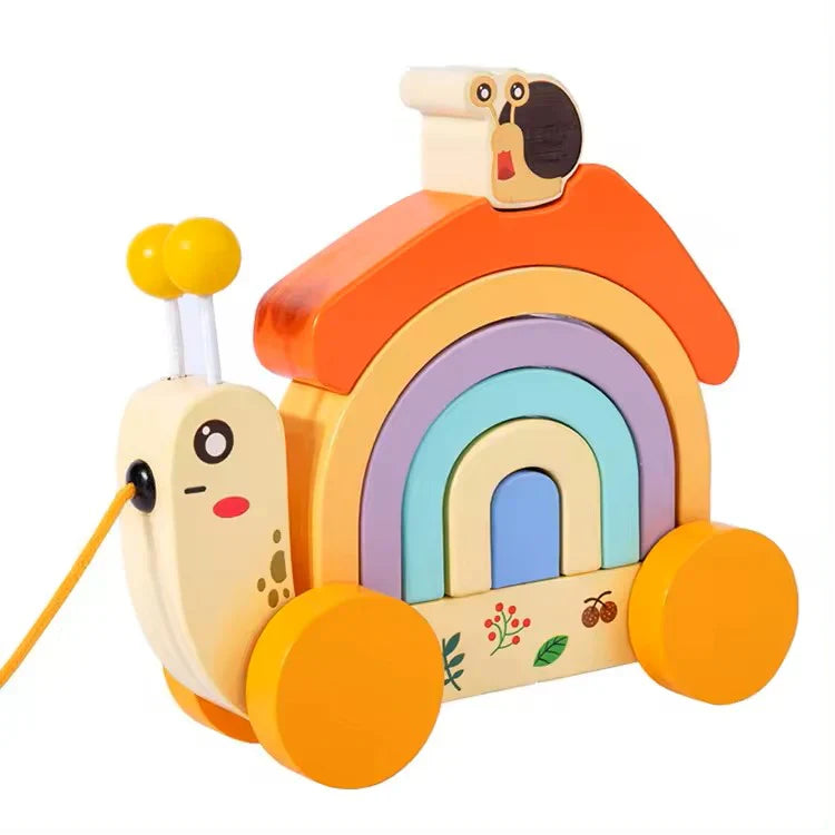 Snail Stacker Pull Along - Kee&Ka
