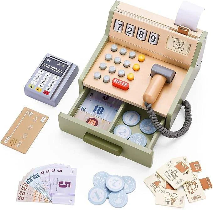Cash Register Set - Pretend Play - Kee&Ka