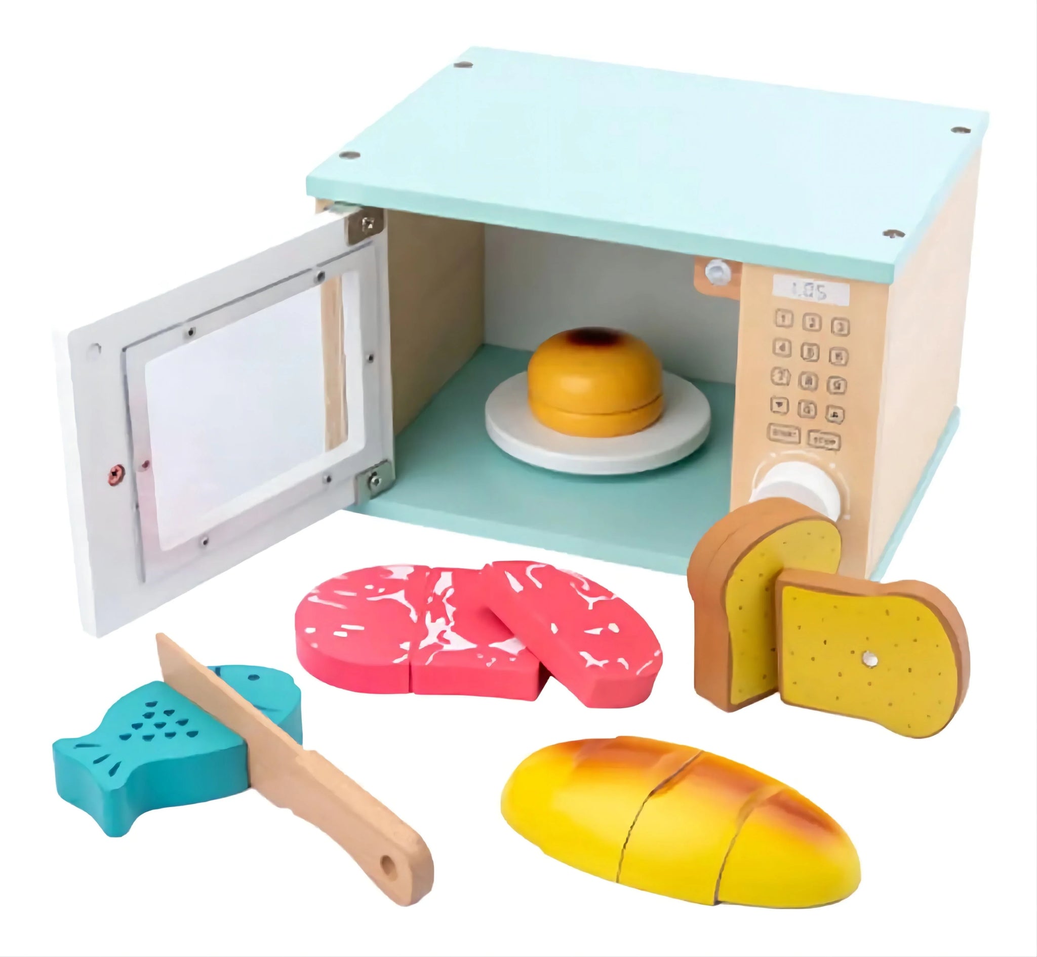 Microwave Oven - Pretend Play Set - Kee&Ka