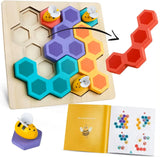 Wooden Puzzle Bee Game - Kee&Ka