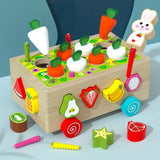 Carrot Harvest Cart - Shape Sorter - Kee&Ka