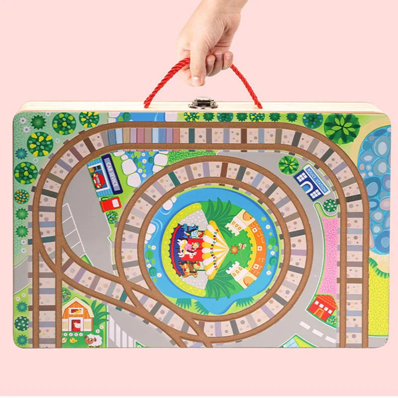 Train Track Building Blocks Box Set - Kee&Ka