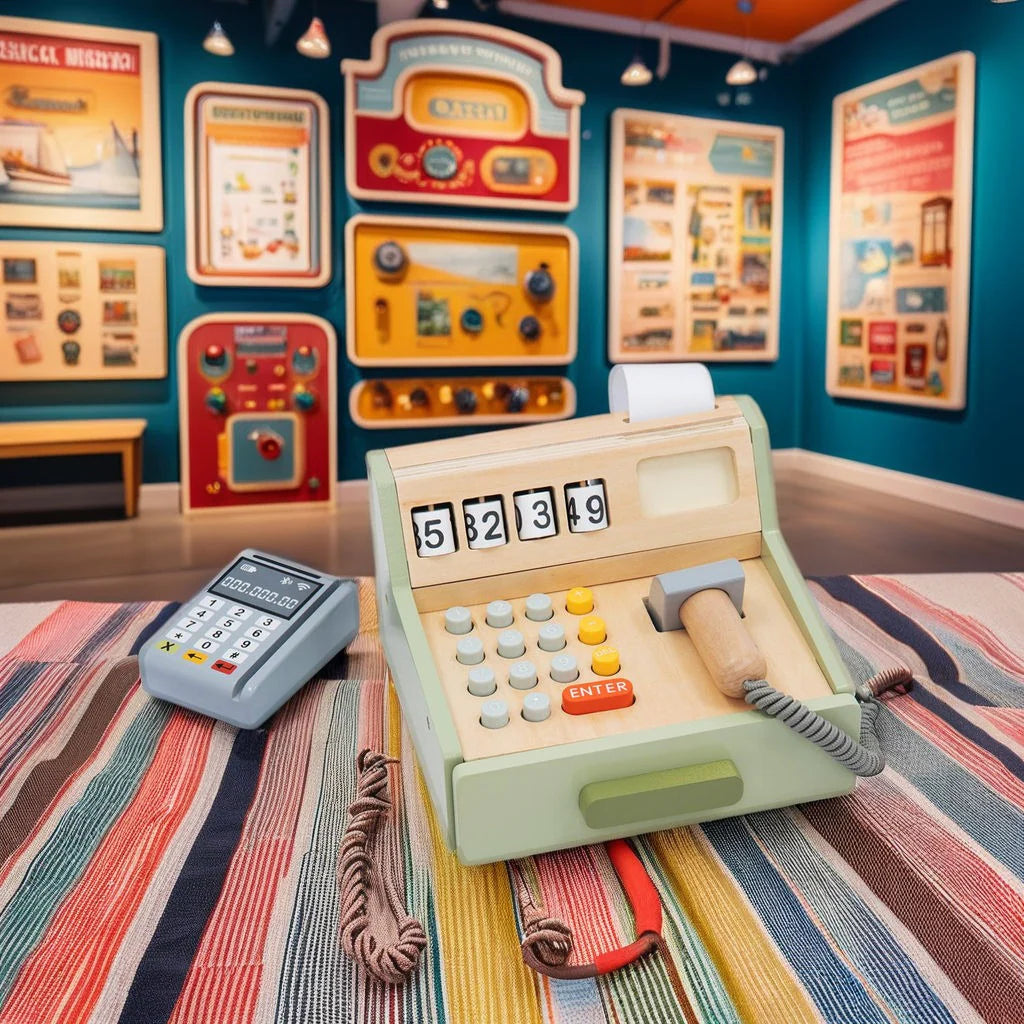 Cash Register Set - Pretend Play - Kee&Ka