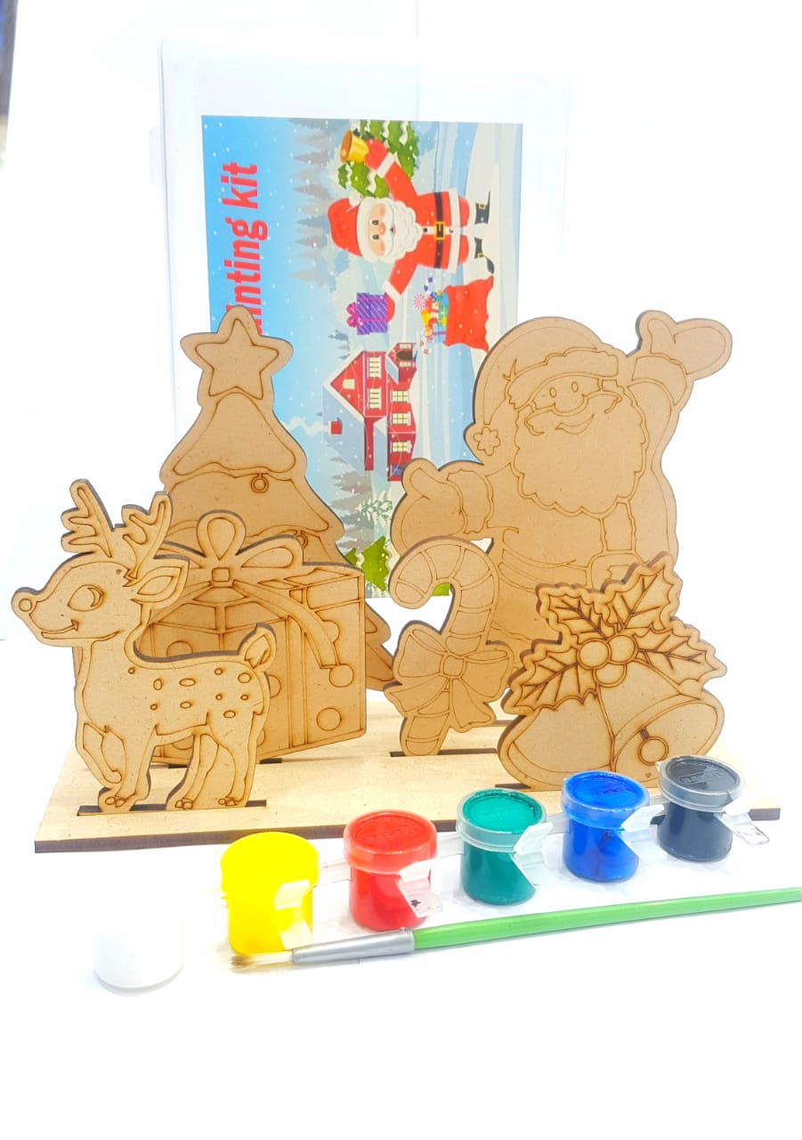 Set Of 5 DIY Christmas Painting Kit