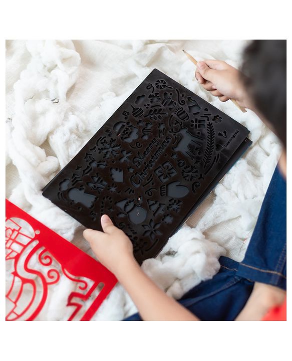 Christmas Doodle With Scratch Book