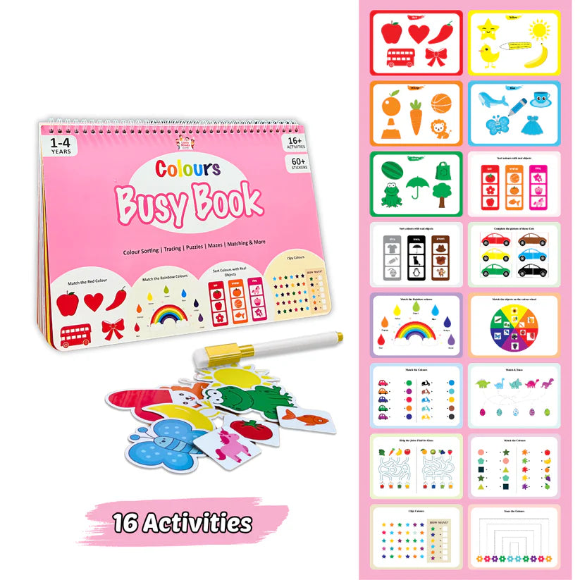 Colors Busy Book (Ages 1 to 4 years )