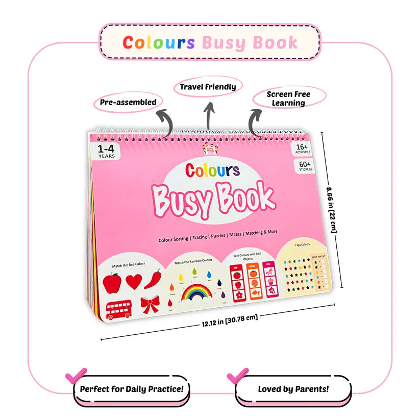Colors Busy Book (Ages 1 to 4 years )