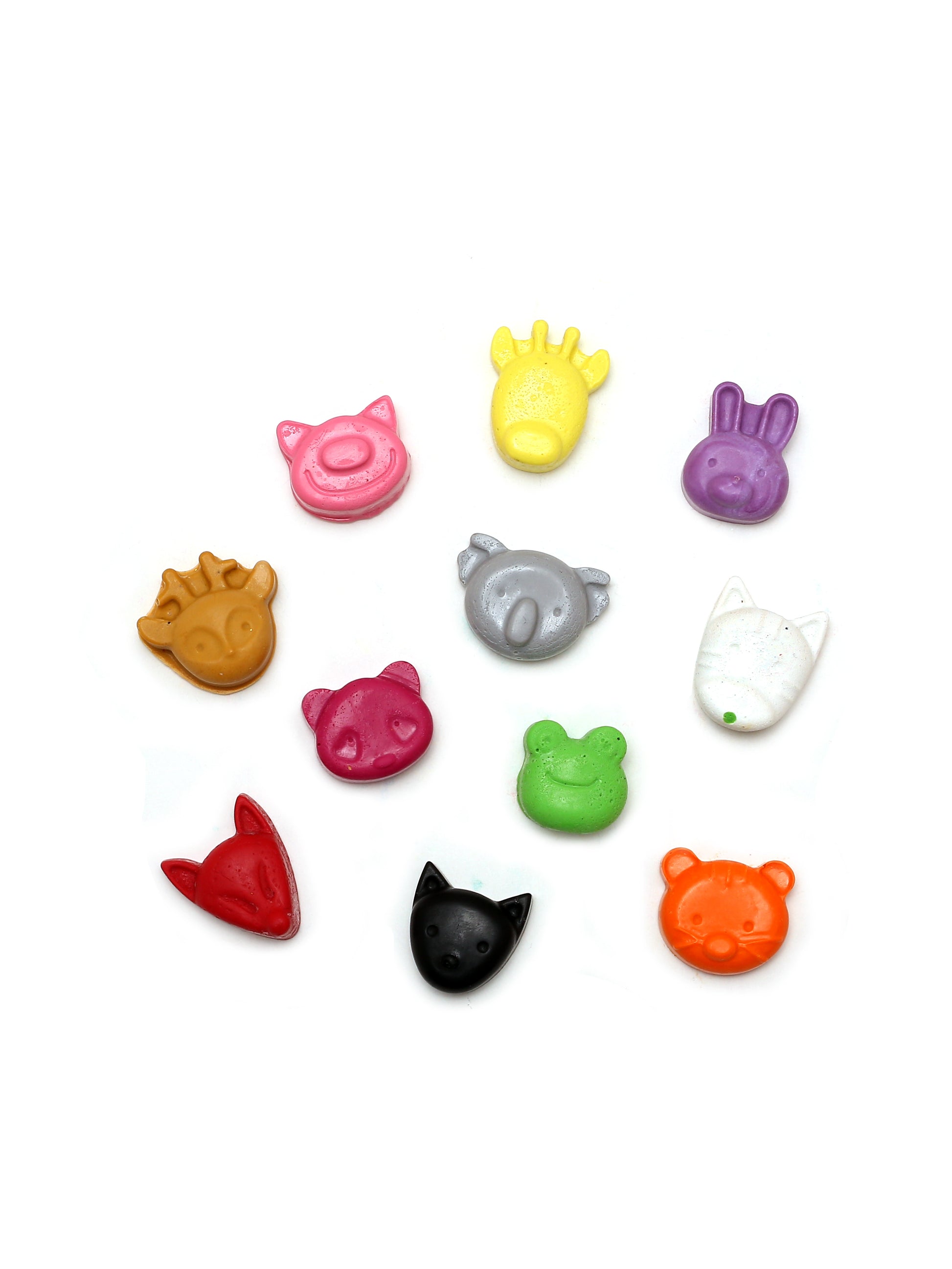Mini animal heads - set of 8 - Kee&Ka