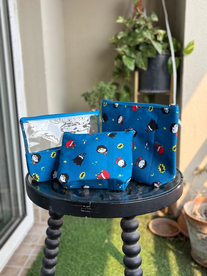 Kee&Ka Three Bag Pouch Set