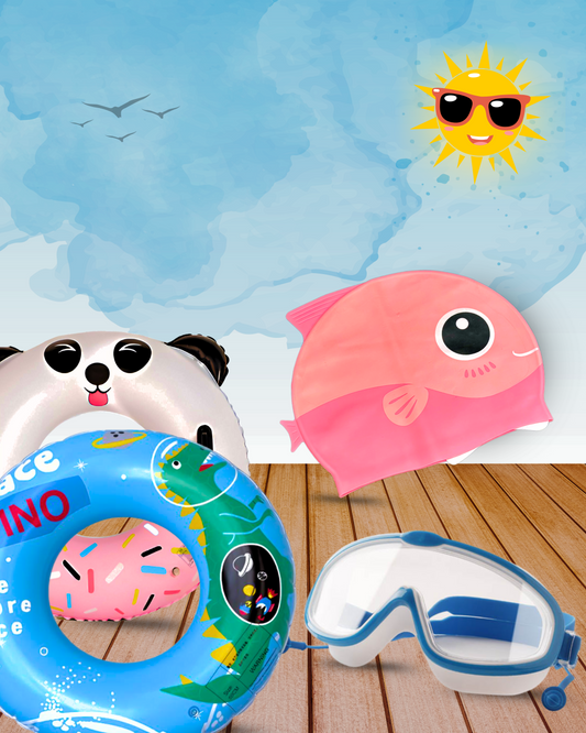 Quirky Goggle + Cap + Tube Combo