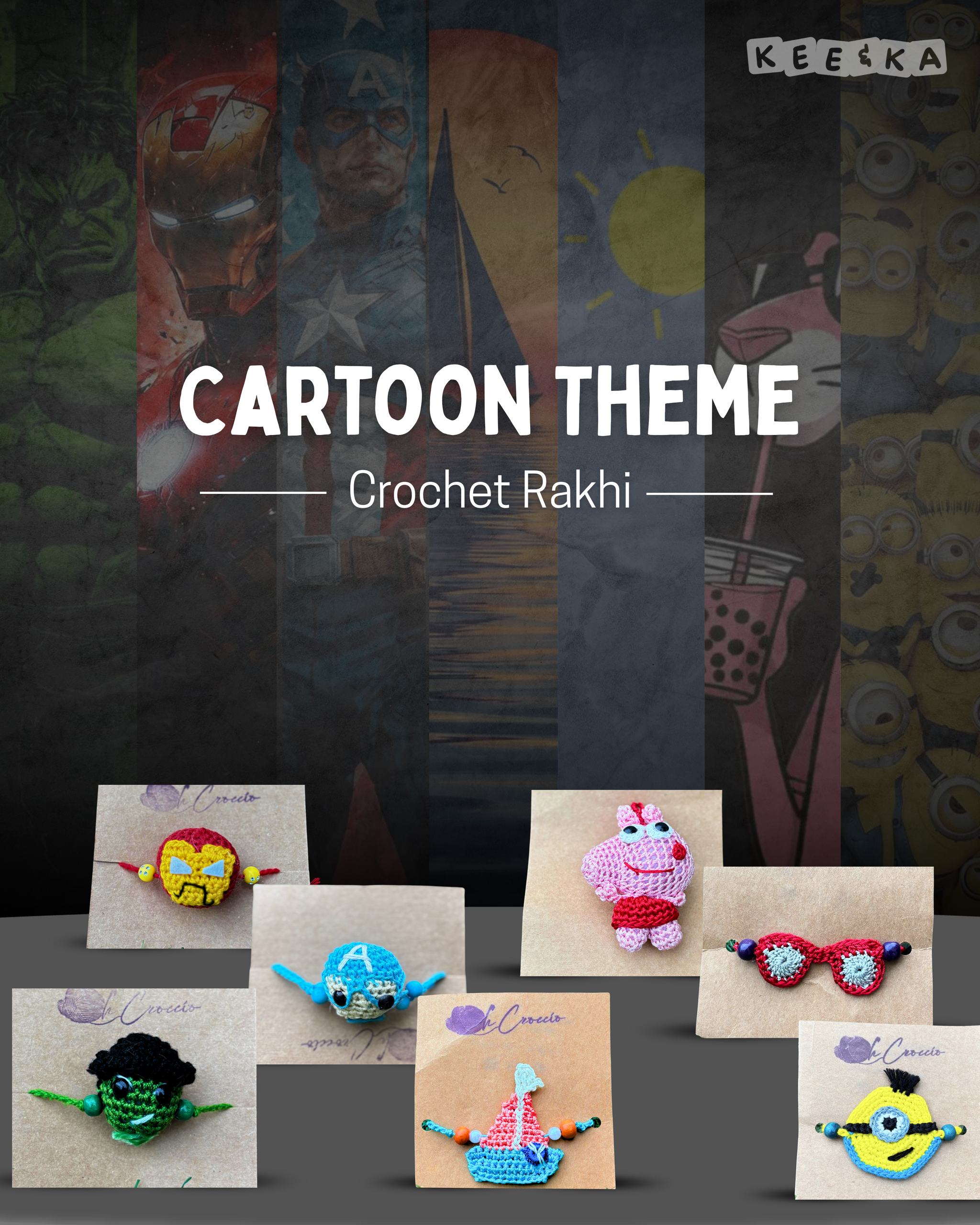 Crochet Rakhis