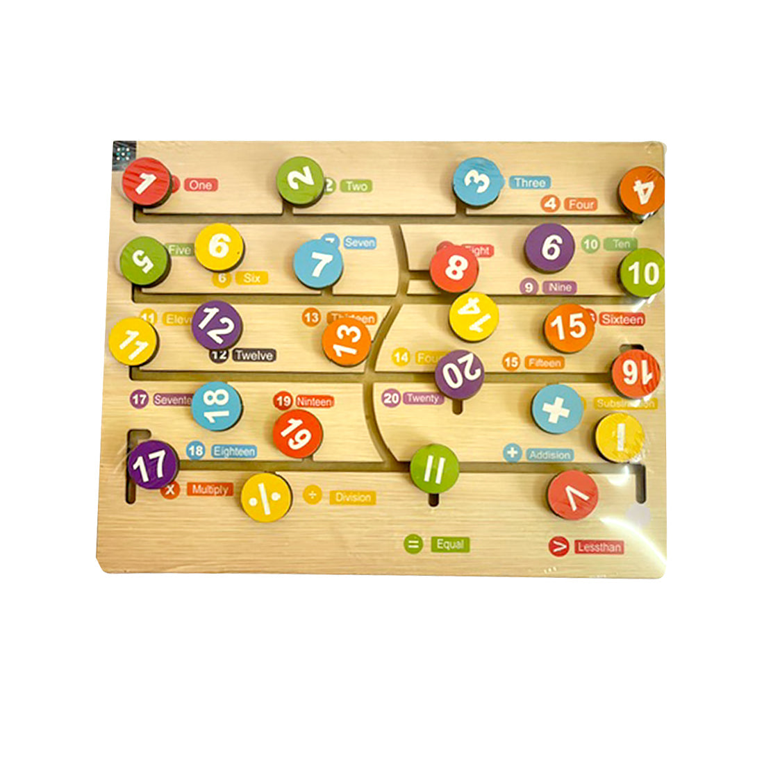 Metclap Slider Maze Number - Kee&Ka