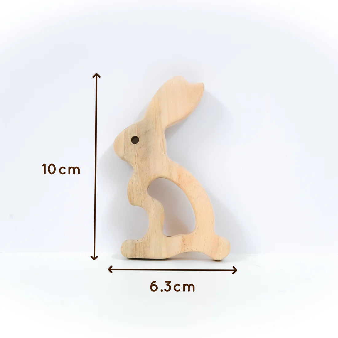 Hedgehog and Rabbit Wooden Teether Set