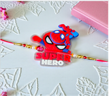 ILearnnGrow Superhero Rakhi Combo – DIY Superhero Door Knob & Name Plate Kit with Superhero Rakhi