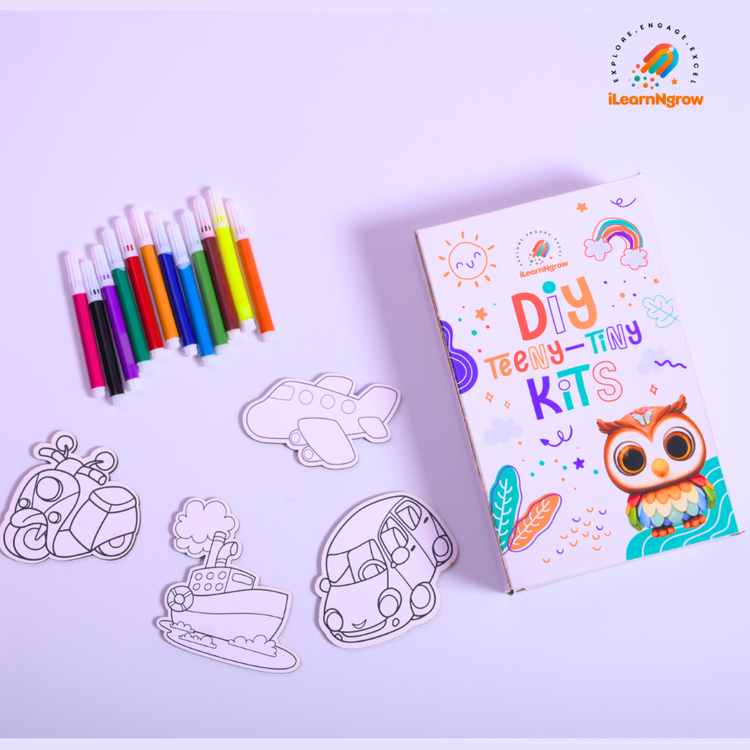 ILG Teeny Tiny Pen Stand + Teeny Tiny Fridge Magnet + Teeny Tiny Dino Painting Kit