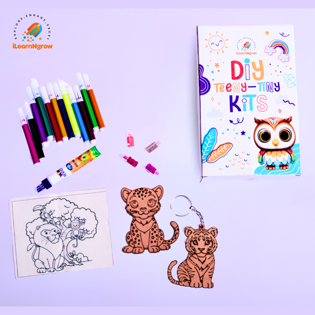 Teeny Tiny Space Door Handle And Name plate + Teeny Tiny Animal Painting Kit