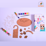 Teeny Tiny Space Door Handle And Name plate + Teeny Tiny Animal Painting Kit