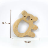 Eco-Friendly Turtle & Koala Wooden Teether Set