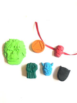 Super Hero Crayons set of 6 - Kee&Ka