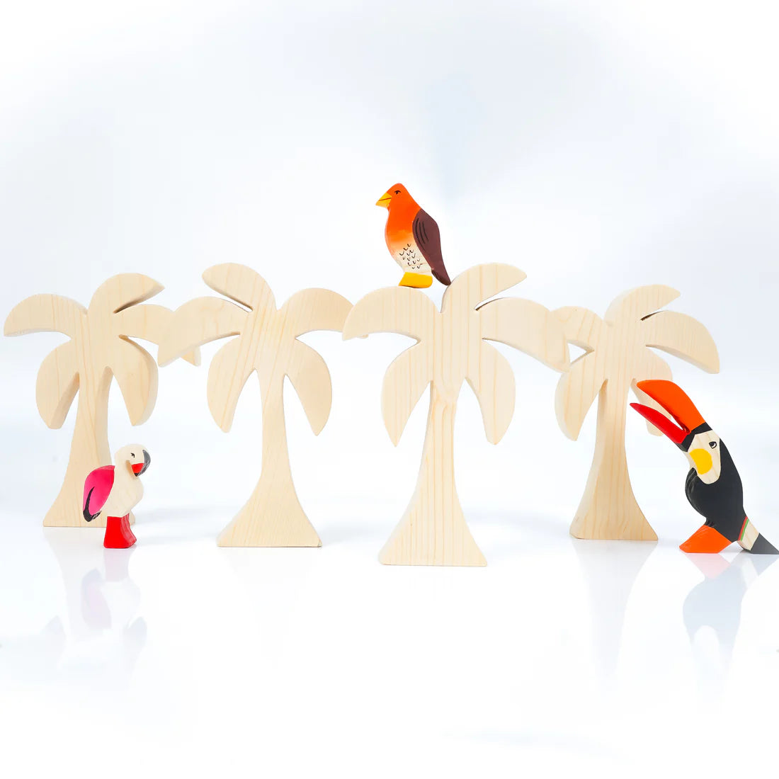 Wooden Palm Tree Toys