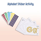 Alphabet Dot Sticker Sheets - Kee&Ka