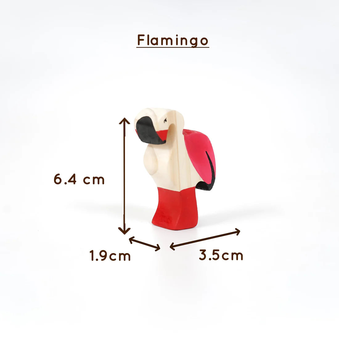 MoonBirds Wooden Bird Figurine Set – Neem Wood Montessori Toys