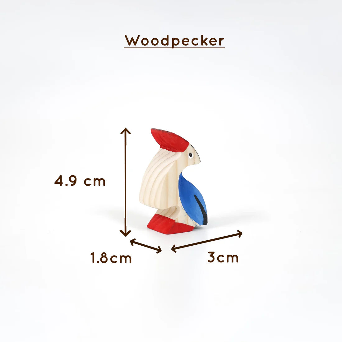 MoonBirds Wooden Bird Figurine Set – Neem Wood Montessori Toys