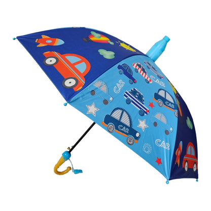 Car Print Umbrella + Blue Planet Raincoat
