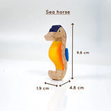 Wooden Ocean Animal Toys Set – Handcrafted Neem Wood Sea Creatures