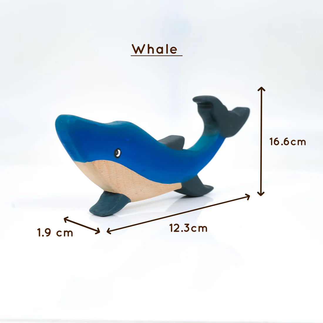 Wooden Ocean Animal Toys Set – Handcrafted Neem Wood Sea Creatures