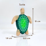 Wooden Ocean Animal Toys Set – Handcrafted Neem Wood Sea Creatures