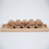 Frog Life Cycle Stamp – Montessori Wooden Stamp Set for Kids