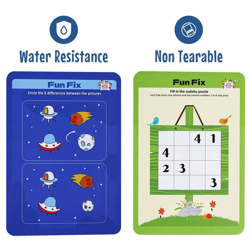 Fun Fix Reusable Activity Worksheets - Kee&Ka