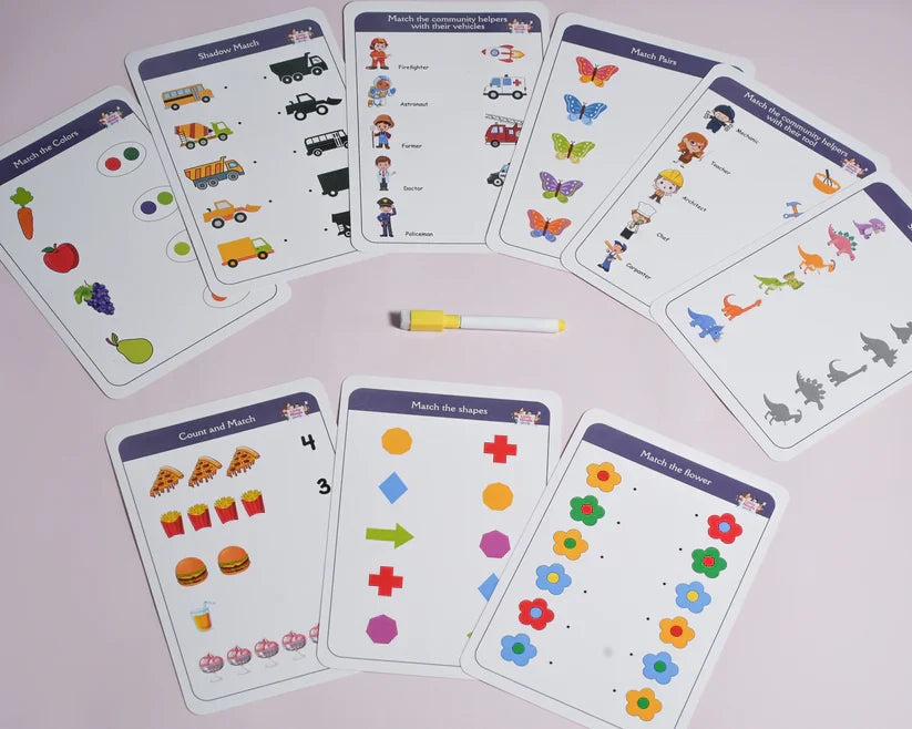 Matching Sheet (Ages 2 to 4 years) - Kee&Ka