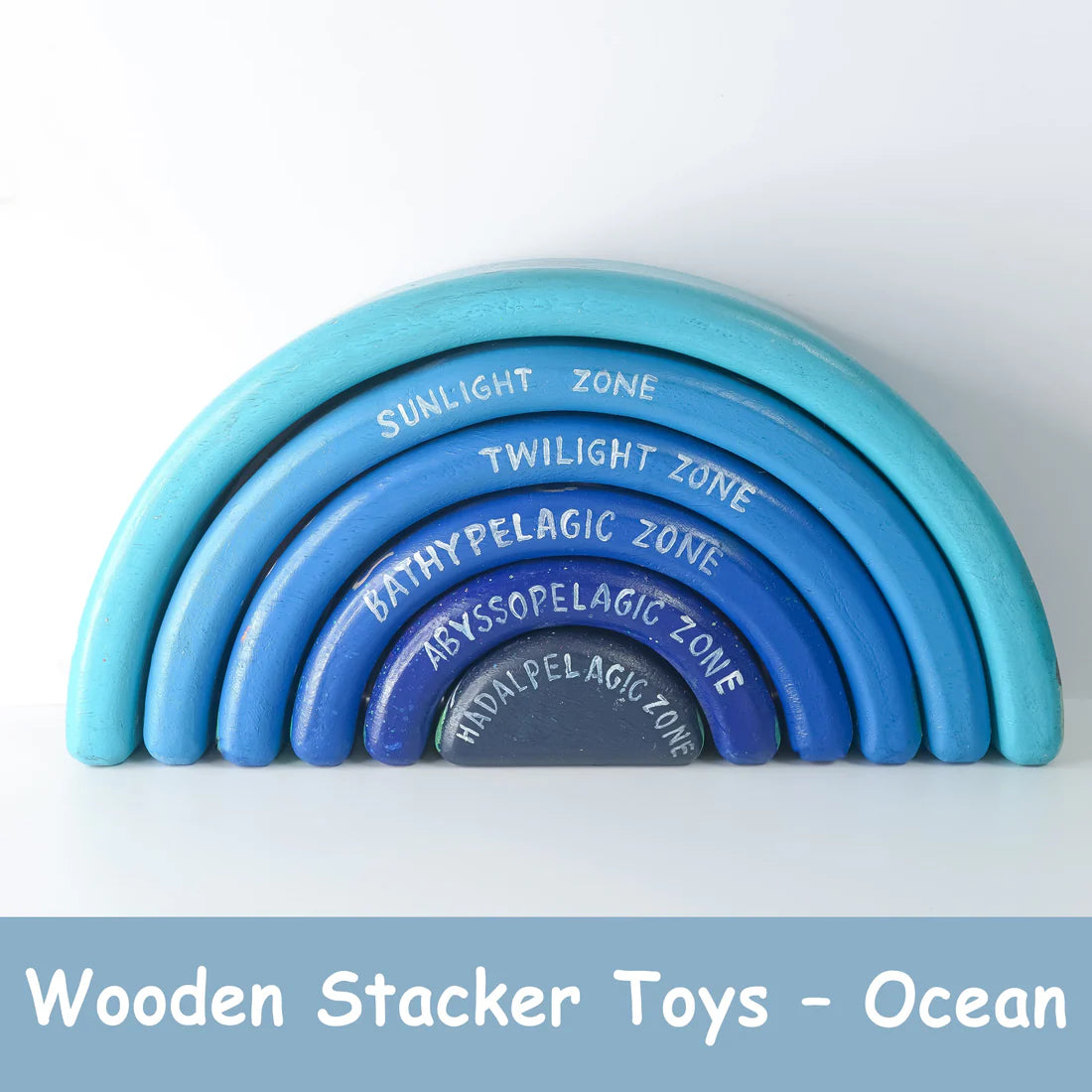 Ocean Zone Wooden Stacker