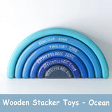 Ocean Zone Wooden Stacker