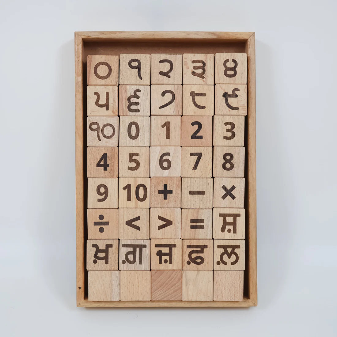 Educational Blocks Set (4-In-1) - Punjabi
