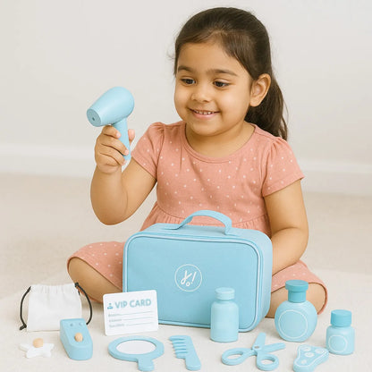 Blue Hairdresser Set