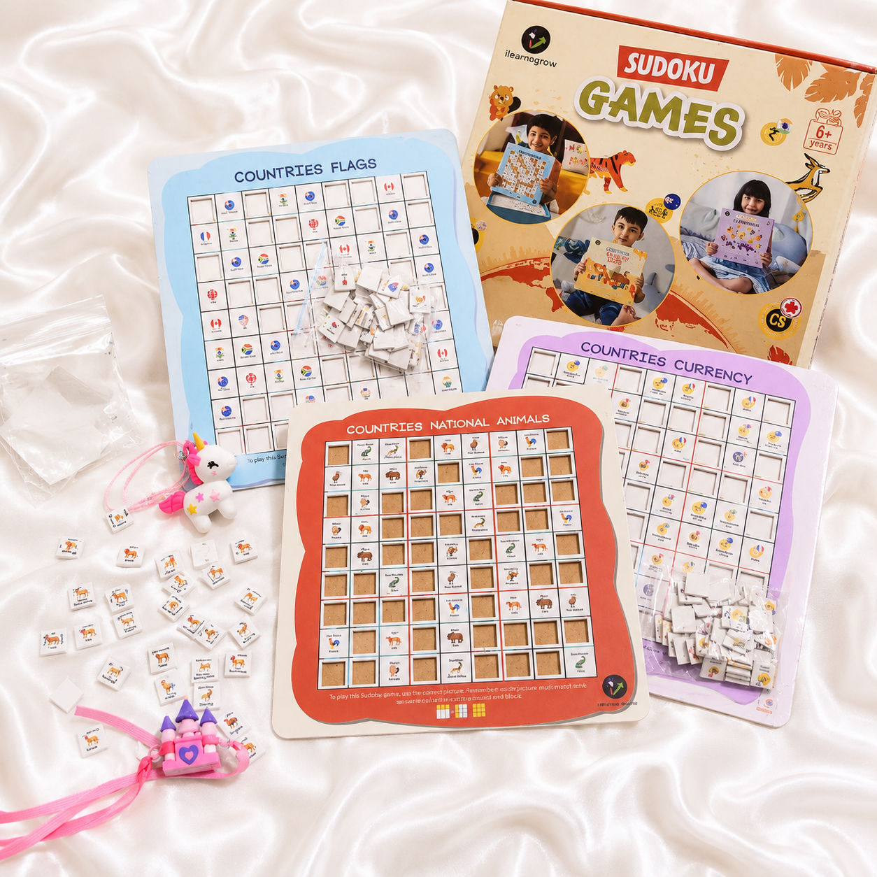 ILearnnGrow Brain Booster Rakhi Combo – Educational Sudoku Set with Rakhi for Kids