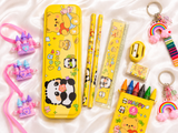 ILearnnGrow Panda Theme Stationery Rakhi Combo – Cute Panda Pencil Box Set with Rakhi for Kids